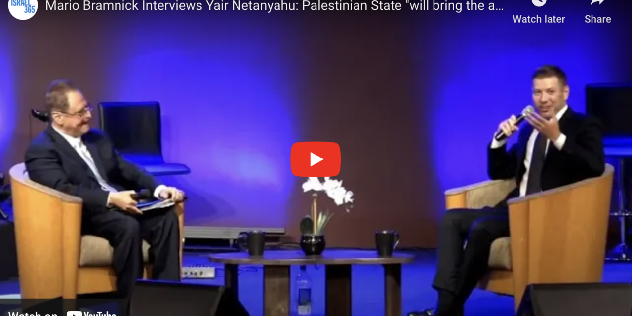 LCI hosted Yair Netanyahu son of Prime Minister Netanyahu for their Israel Celebration Service